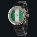 Nigeria flag watch<br><div class="desc">An ideal gift for all those who are patriotic of their country!</div>