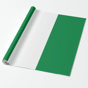Nigeria flag wrapping paper