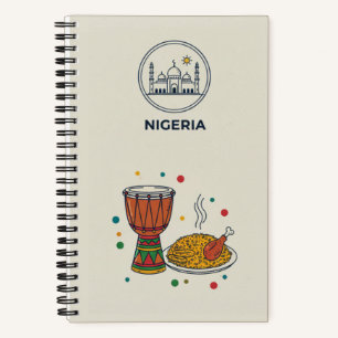 Nigeria Heritage & Jollof Rice Photo Archive Notebook