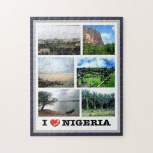 Nigeria - I Love - Jigsaw Puzzle