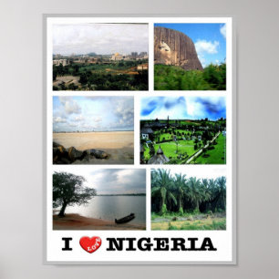 Nigeria - I Love - Poster
