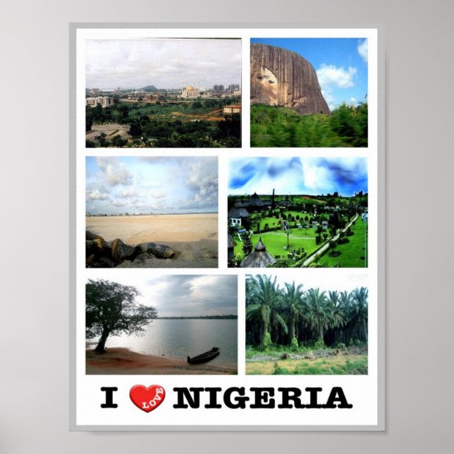 Nigeria - I Love - Poster (Front)