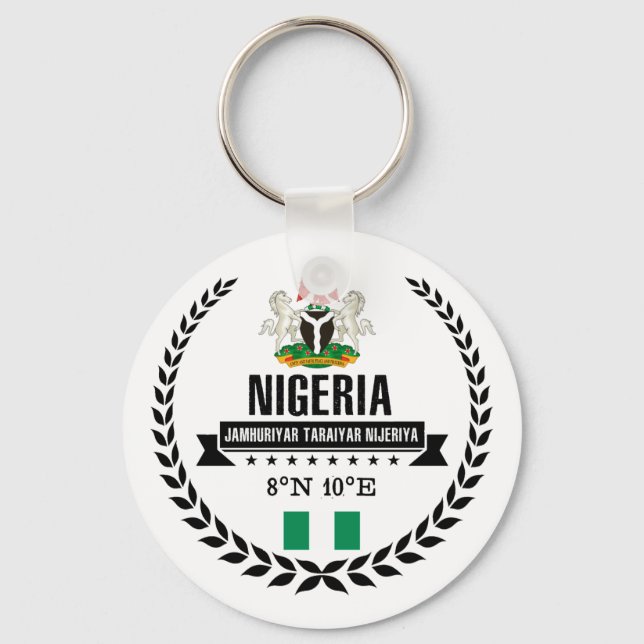 Nigeria Key Ring (Front)