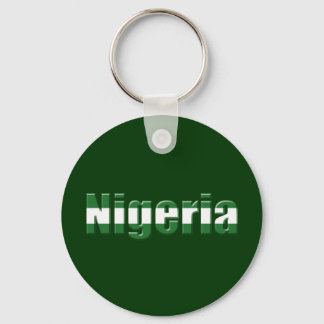 Nigeria Logo in the colours of the Nigerian flag Key Ring
