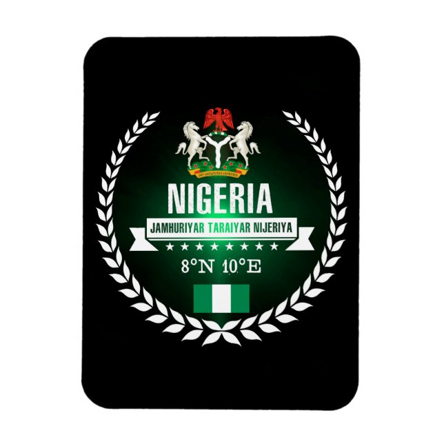 Nigeria Magnet (Vertical)