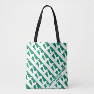 NIGERIA NAIJA FLAG Bible Scripture Christian Tote Bag