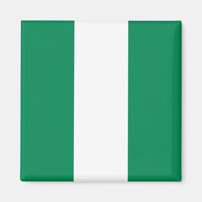 Nigeria (Nigerian) Flag Magnet (Front)