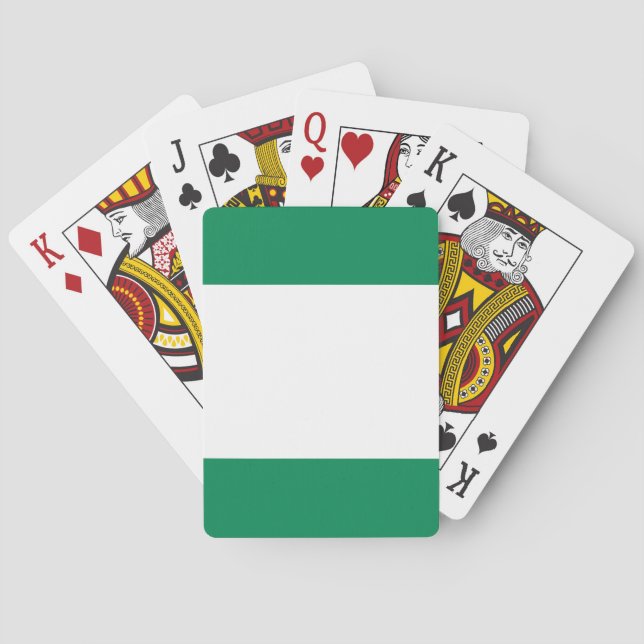 Nigeria (Nigerian) Flag Playing Cards (Back)
