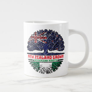 Nigeria Nigerian New Zealander New Zealand Tree Large Coffee Mug