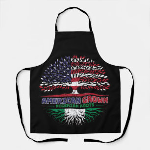 Nigeria Nigerian US American USA United States Apron