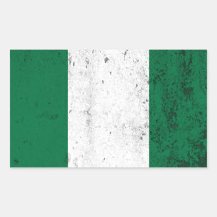 Nigeria Rectangular Sticker