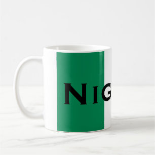 Nigeria with Nigerian Flag (West Africa) Coffee Mug