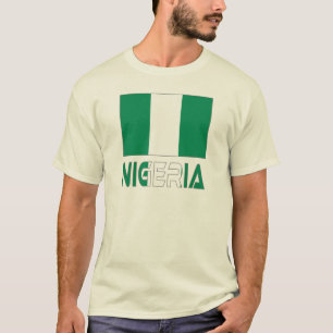 Nigeria with the Nigerian Flag T-Shirt