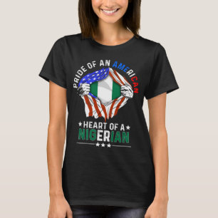 Nigerian American Foreign Nigeria Flag T-Shirt