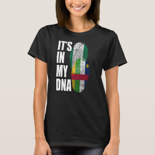 Nigerian And Central African Mix DNA Flag Heritage T-Shirt