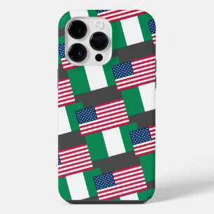 Nigerian and USA Flags Together /Phone Case Design