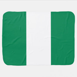 Nigerian Flag Baby Blanket