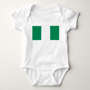 Nigerian Flag Baby Bodysuit
