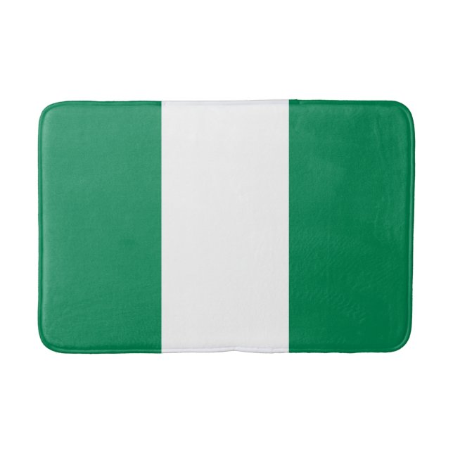 Nigerian Flag Bath Mat (Front)