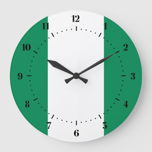 Nigerian flag clocks (Front)