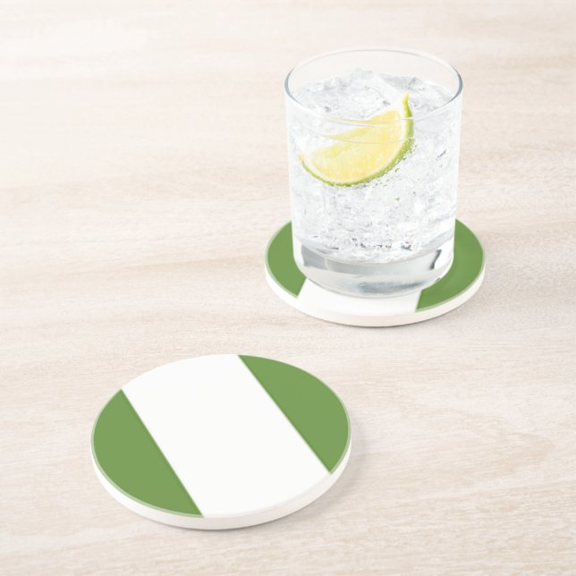 Nigerian Flag Coaster (Side)