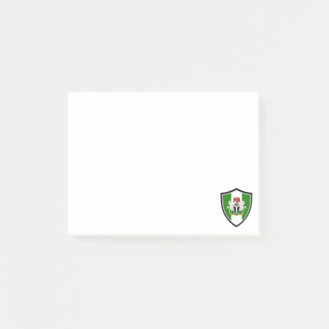 Nigerian flag-coat arms notes (Front)