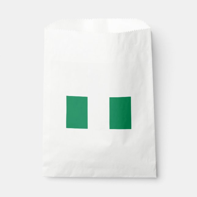 Nigerian Flag Favour Bag (Front)