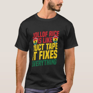 Nigerian Foodie Fixes Everything African Food Joll T-Shirt