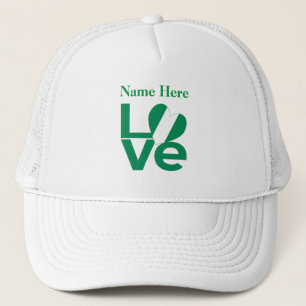 Nigerian Love Green Personalised  Trucker Hat