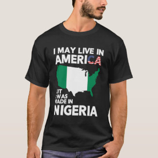 Nigerian Nigeria Flag Hoodie Gift For Nigerians T-Shirt