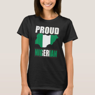 Nigerian Patriot Nigeria Flag In Heart Proud Niger T-Shirt