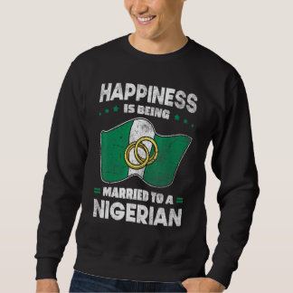 Nigerian Wedding Nigeria Marriage Flag Married Sweatshirt