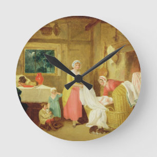 Night, 1799 (oil on canvas) (see 127218-220) round clock