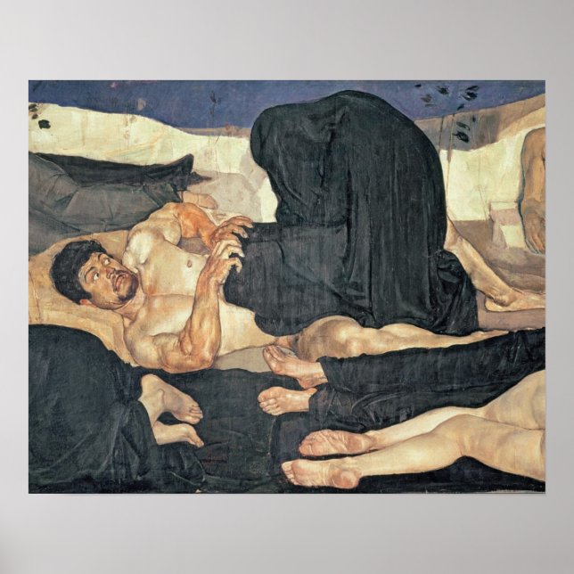 Night, 1890 (oil on canvas) poster (Front)