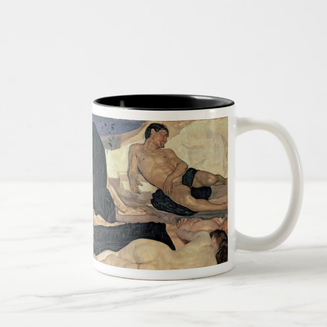 Night, 1890 (oil on canvas) Two-Tone coffee mug (Right)
