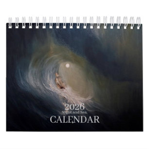 Night and Sea. 2026 Calendar