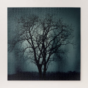 Night and Tree Jigsaw Puzzle,676 pcs Puzzle