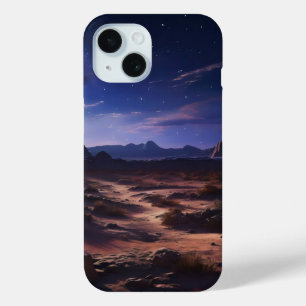 Night at Desert iPhone 15 Case