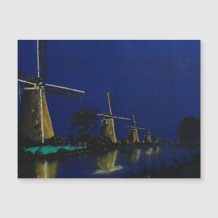 Night at Kinderdijk