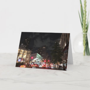 Night at Lincoln Centre NYC New York Photography Card