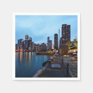 Night At Navy Pier Napkin