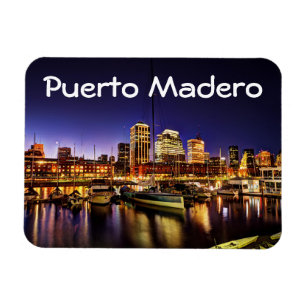 Night At Puerto Madero Magnet