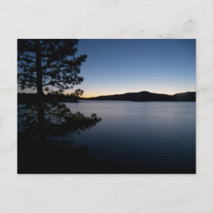 Night at the lake postcard