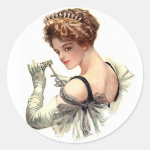 Night at the Opera Classic Round Sticker