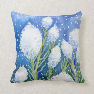 "Night Beargrass" Throw Pillow