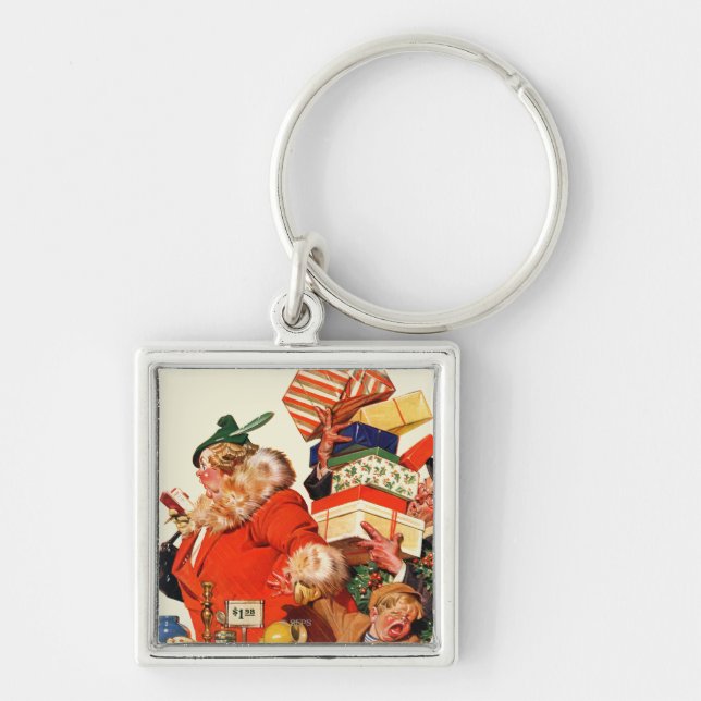 Night before Christmas Key Ring (Front)