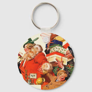 Night before Christmas Key Ring