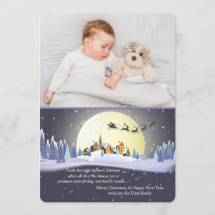 Night Before Christmas Photo Holiday Card