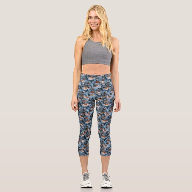 Night Before Christmas - Twilight Serenity  Capri Leggings (Front)