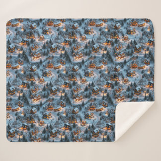Night Before Christmas - Twilight Serenity  Sherpa Blanket